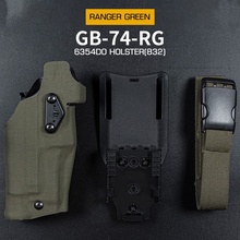 Wosport s pojistkou 6354 DO Glock 17 se svítilnou ranger green