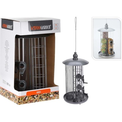 ProGarden Krmítko pre vtáky 3 v 1 19 x 37 cm kov plast
