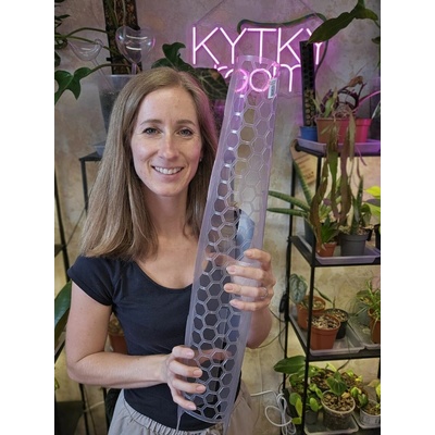 Mechová opora průhledná XL 53 cm bez výplně