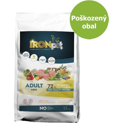 IRONpet turkey Mini Adult morka 12 kg
