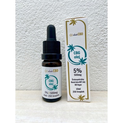 zlatéCBD Zlatý CBG olej 5% Fullspectrum 10 ml
