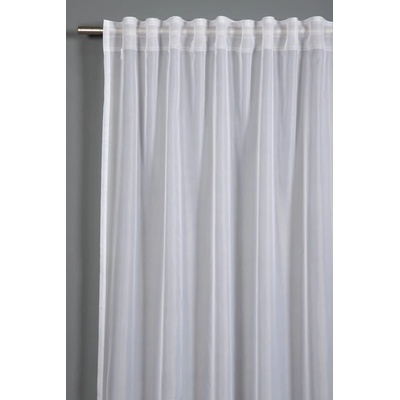 Biela záclona 245x450 cm Voile Uni - Gardinia