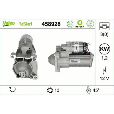 Štartér VALEO 458928