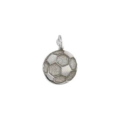 Infinitysilver Stříbrný přívěsek fotbalový míč 15 mm SP232633