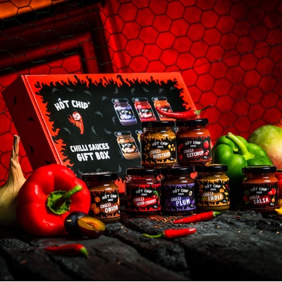 Hot Chip Darčekový set Chilli omáčok 420 ml