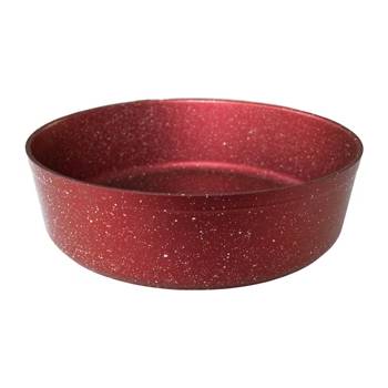 Haschever Hr-granite-ЧЕРВЕНО-Тава кръг 30х9см (9582.012)ДЪЛБОКА (0189150)