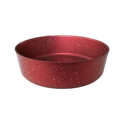 Haschever Hr-granite-ЧЕРВЕНО-Тава кръг 30х9см (9582.012)ДЪЛБОКА (0189150)