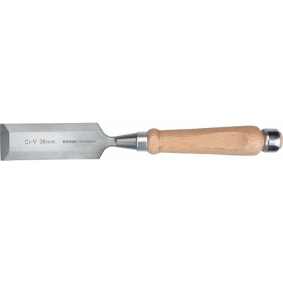 Dláto s kvalitní bukovou rukojetí EXTOL PREMIUM 38mm, 8812338