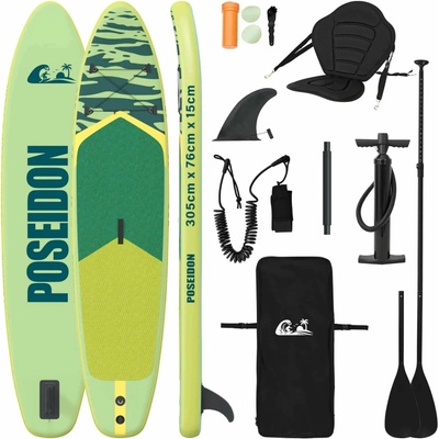 Paddleboard VidaXL POSEIDON 305 x 76 x 15 cm set