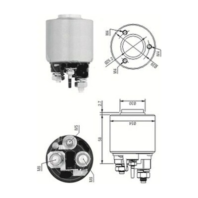 Elektromagnetický spínač pre żtartér MAGNETI MARELLI 940113050571