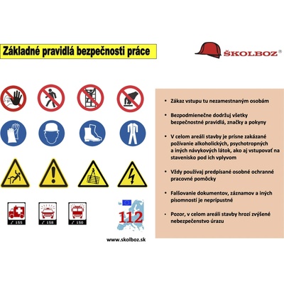 ŠKOLBOZ Základné pravidla bezpečnosti práce BOZP