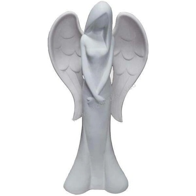 Keramický anděl bílý 41 cm – Hledejceny.cz