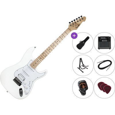 Pasadena ST-11 HSS Premium SET White Електрическа китара