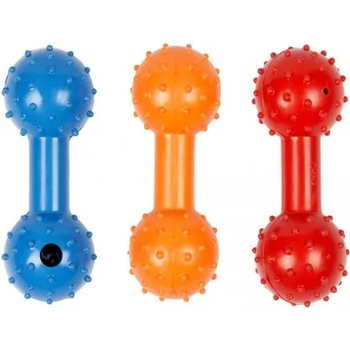 Image 1 of Duvoplus дентален гумен дъмбел със звънче, за куче 11 см, 1 брой, Белгия - 400028