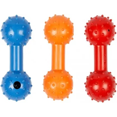 Duvoplus дентален гумен дъмбел със звънче, за куче 11 см, 1 брой, Белгия - 400028