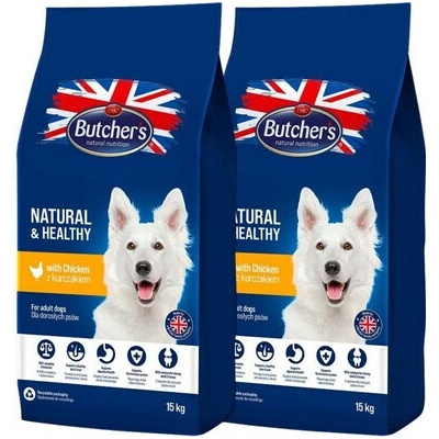 Butcher's Blue + s kuracím mäsom 2 x 15 kg