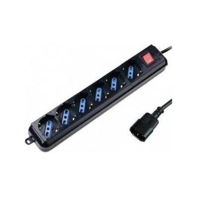 TECHLY Power strip for UPS Techly 6 sockets 1, 5m black