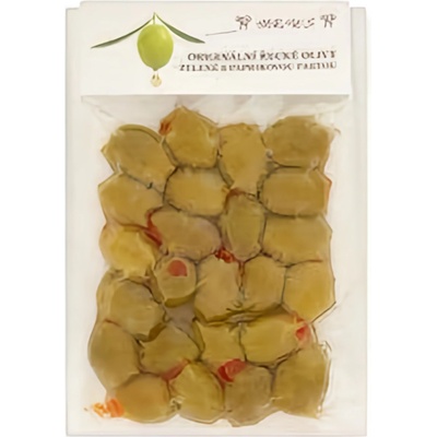 Hermes Olivy zelené s paprikovou pastou 2 x 150 g – Zbozi.Blesk.cz