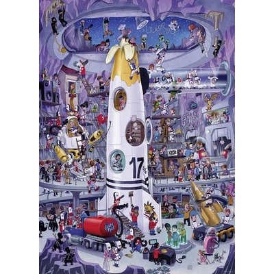 Heye - Puzzle Oesterle: Rocket Launch - 1 000 piese