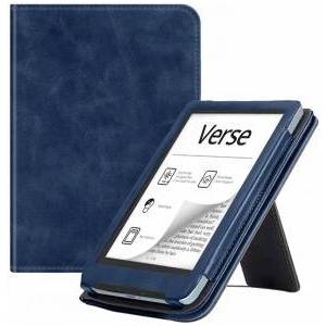 Stradour Strap case with handle and stand for PocketBook Verse Pro 629 634 (Navy blue)