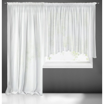 Takoy Sada 2 ks záclon z hladkého voálu na okno a balkónové dvere-HF-362794 | 220 x 240 cm