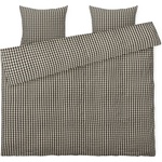 Juna Спално бельо Bæk & Bølge с 2 калъфки за възглавници 50 x 60 cm 220 x 220 см черно и бежово (637100)