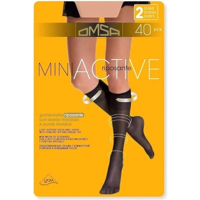 Omsa 2ks Podkolienky Miniactive 40 DEN