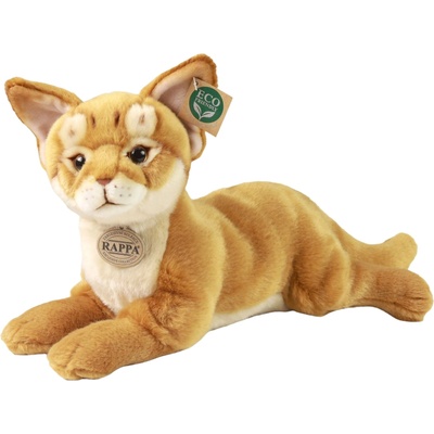 Rappa Плюшена играчка Rappa Еко приятели - Абисинска котка, лежаща, 30 cm (240230)
