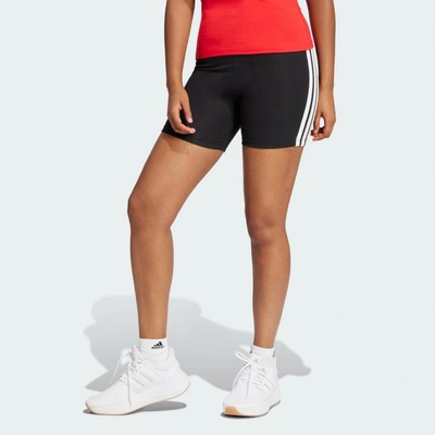 adidas Essentials 3-Stripes High Waisted Biker bílá|černá