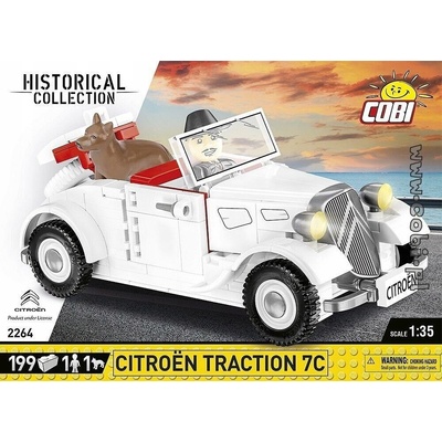 Cobi 2264 1934 Citroën Traction 7C, 1:35, 199 kostek, 1 f, 1 pes