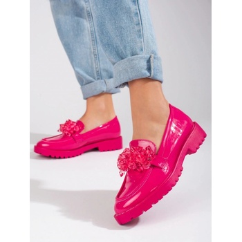 Goodin Praktické růžové mokasíny dámské bez podpatku
