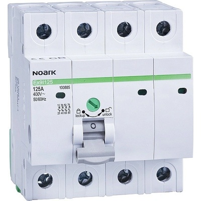 Noark 100885 Ex9I125 4P 125A