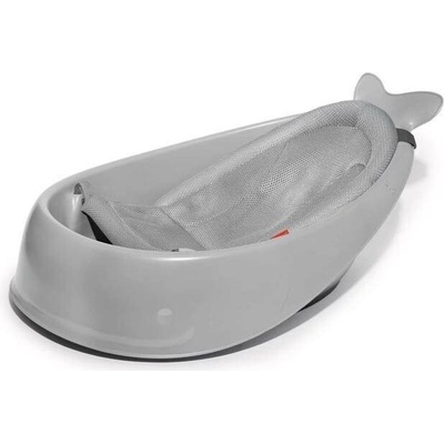 SKIP HOP Moby 3fázová vanička s ergonomickou podložkou šedá