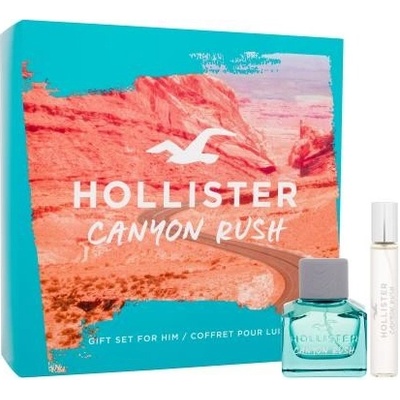 Hollister Canyon Rush darčekový set toaletná voda 50 ml + toaletná voda 15 ml