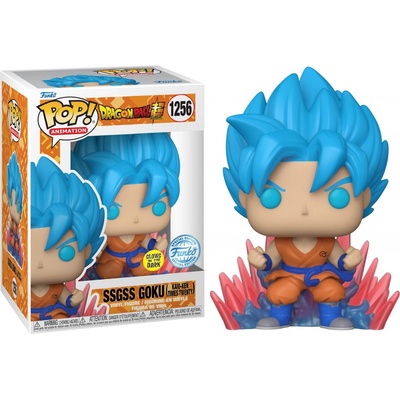 Funko POP! 1256 Animation: Dragon Ball Super - SSGSS Goku Kaio-Ken Times Twenty GITD Special Edition