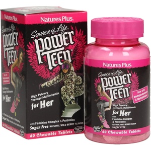  Power Teen за жени - 60 таблетки за дъвчене