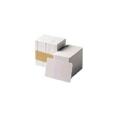 Zebra Premier (PVC) Blank White Cards,Card, 30 mil,500ks 104523-111