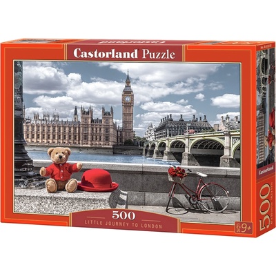 Castorland Пъзел Castorland от 500 части - Пътуване до Лондон (B-53315)