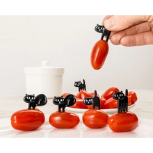 014994 Napichovátka na jednohubky čierne mačky