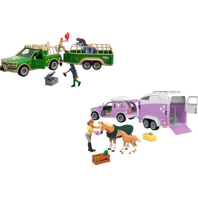 Playtive Vozidlo s přívěsem pro zvířata