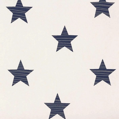 Rasch Тапет за стена нетъкан, син, бял Star Rasch 245622