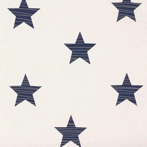 Rasch Тапет за стена нетъкан, син, бял Star Rasch 245622