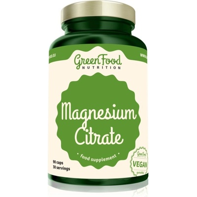 GreenFood Nutrition Magnesium Citrate podpora spánku a regenerácie 118 g