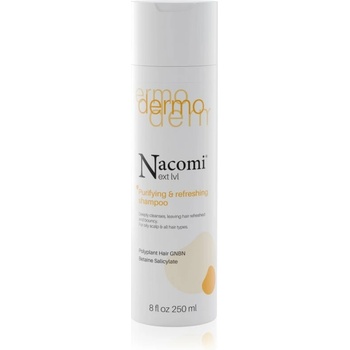 Nacomi Next Level Purifying and refreshing shampoo čisticí šampon s osvěžujícím účinkem 250 ml