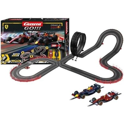 Carrera go speed zone 6,3 m s f1 ferrari a red bull