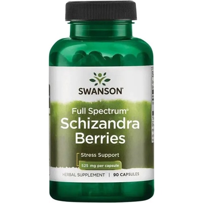 Swanson Full Spectrum Schizandra Berries, 525 mg, 90 капсули, Swanson (SW1347)
