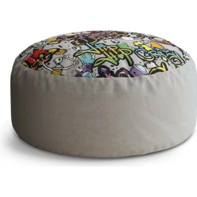Sablio Taburet Circle Graffiti: 38x48 cm