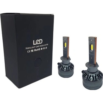 Лед крушки - Led система H1 модел A60 за фарове - 155 000 Лукса 55W - Canbus 6000K - 1500% повече светлина