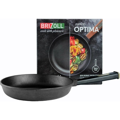 Litinová pánev 240mm H-4cm Brizoll series Optima