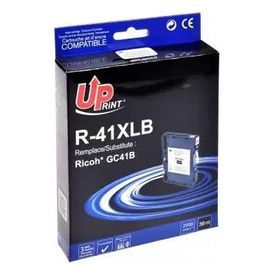 Compatible Мастило гел UPRINT GC41K, RICOH, 36ml, 2500 копия, 405761, Черен (LF-INK-RICOH-GC41K)